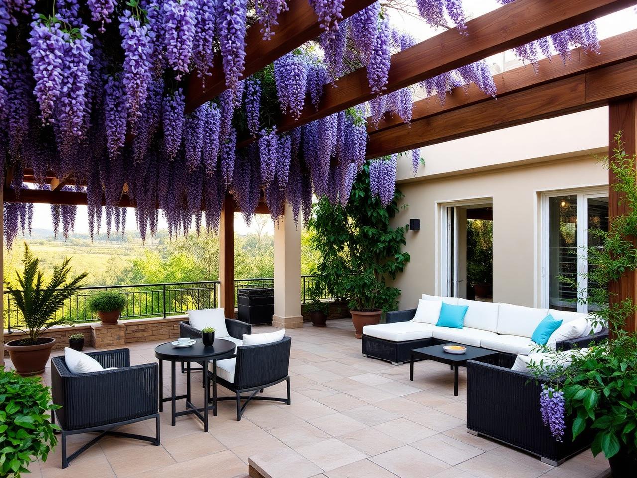 Terrasse & pergola — réalisation Le Jardin Parfait à Mulhouse